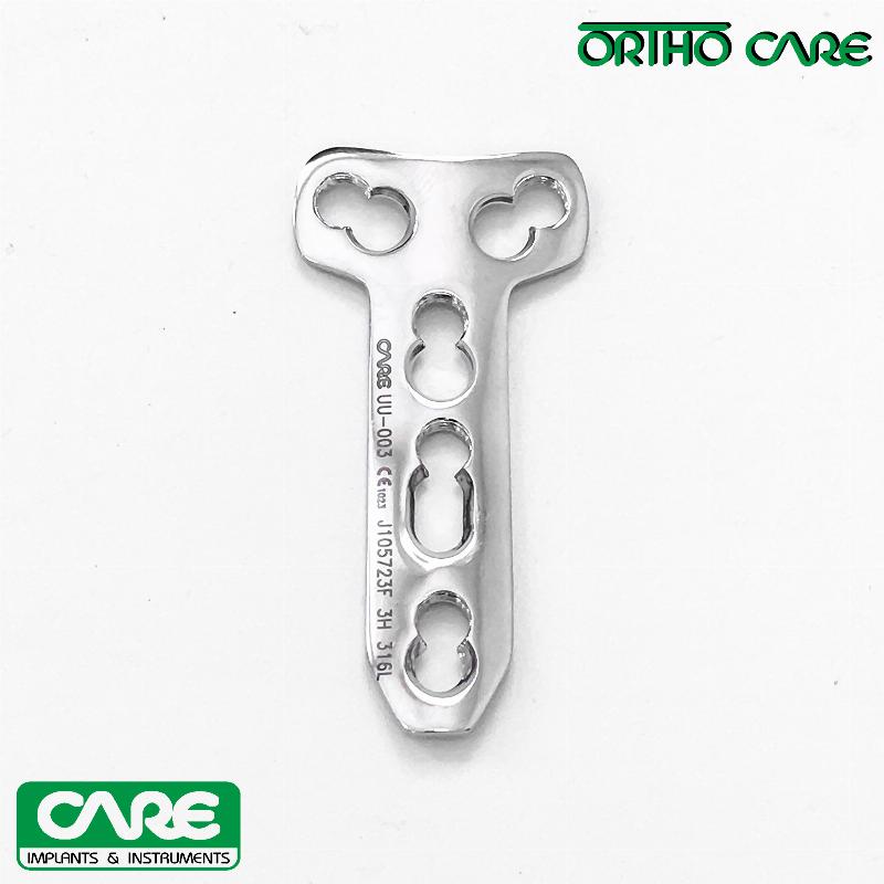 Пластина стегнова Т-подібна з кутовою стабільністю під гвинти Ø 4,5/5,0 мм.